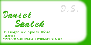 daniel spalek business card